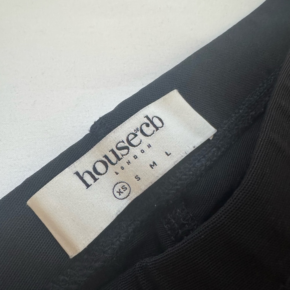 House of CB Elegant Black Flare Pants